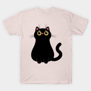 Black cat T-Shirt